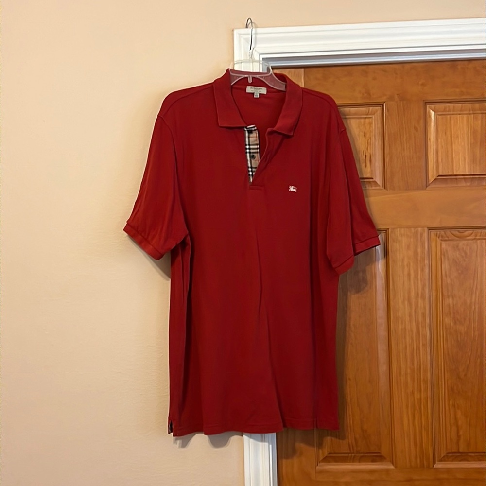 Burberry pique polo